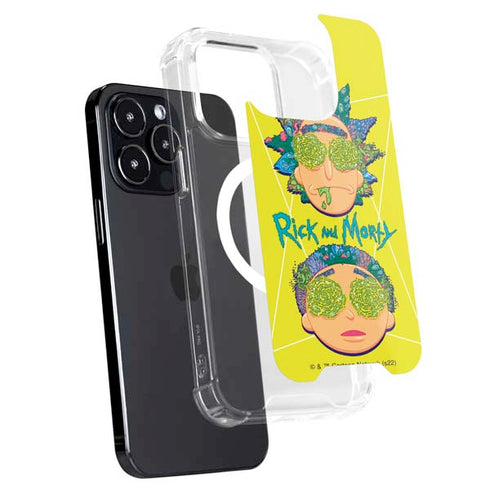 Adult Swim Rick and Morty Rick and Morty Portal Eyes iPhone 15 Pro Max MagSafe Case